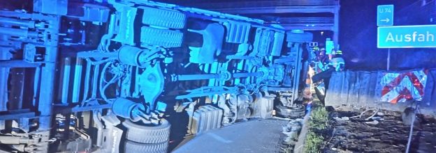 Löschzug Winzer Verkehrsunfall A93