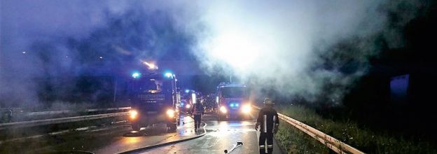 LKW-Brand A93 Regensburg