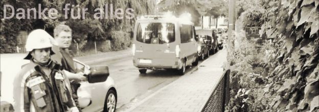 Brand eines Abfallcontainers